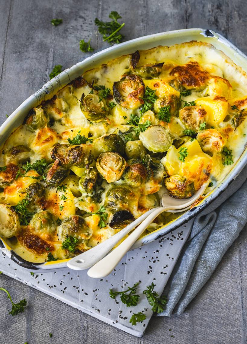 Rosenkohlauflauf zubereiten mit dem Monsieur Cuisine | ZauberMix Club Rosenkohlauflauf zubereiten mit dem Monsieur Cuisine | ZauberMix Club