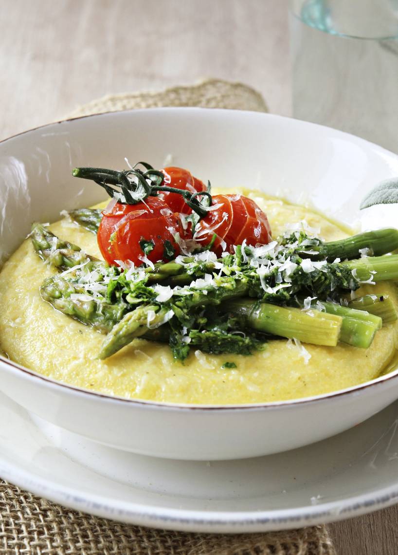 Salbeipolenta mit Gremolata