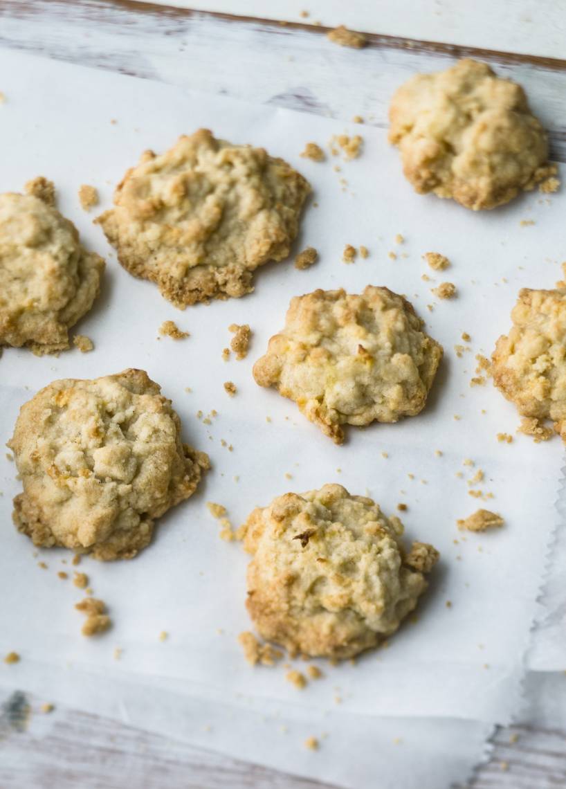 Schnelle Apfelcrumbles