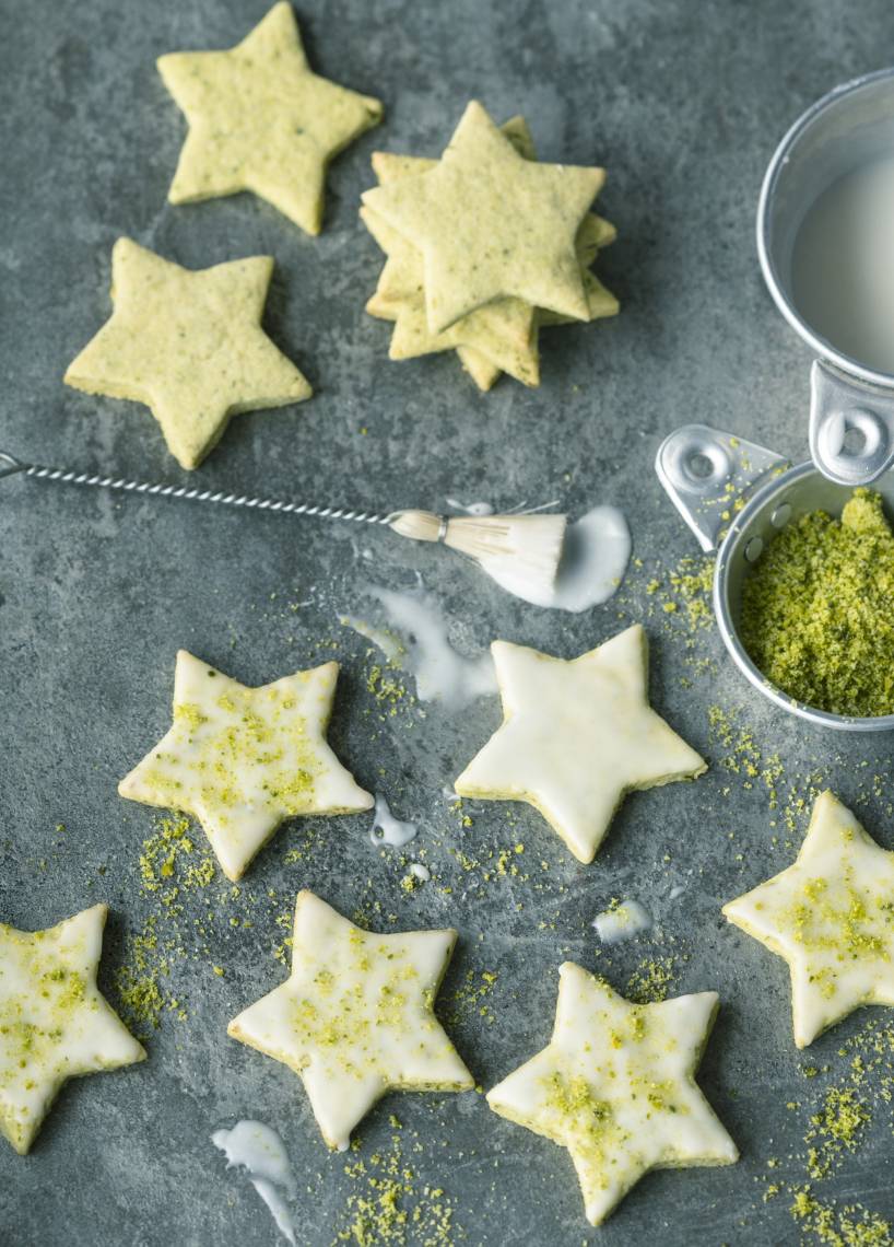 Schnelle Pistaziensterne