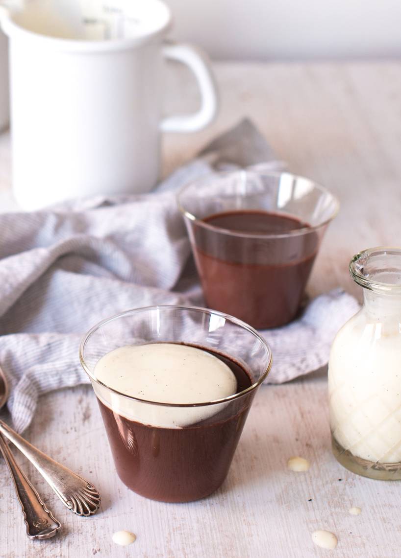 Schokopudding mit Vanillesoße aus dem Monsieur Cuisine | ZauberMix Schokopudding mit Vanillesoße aus dem Monsieur Cuisine | ZauberMix