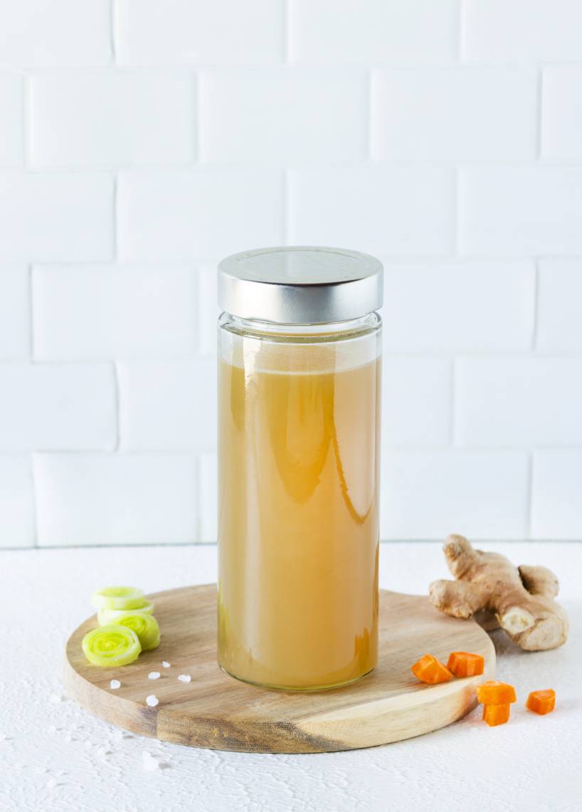 Selbst gemachte Knochenbrühe