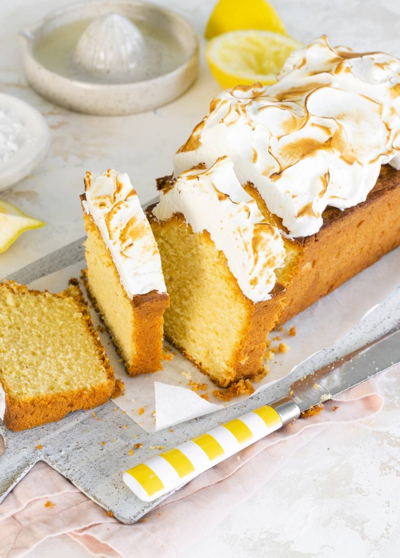 Zitronenkuchen mit Baiser