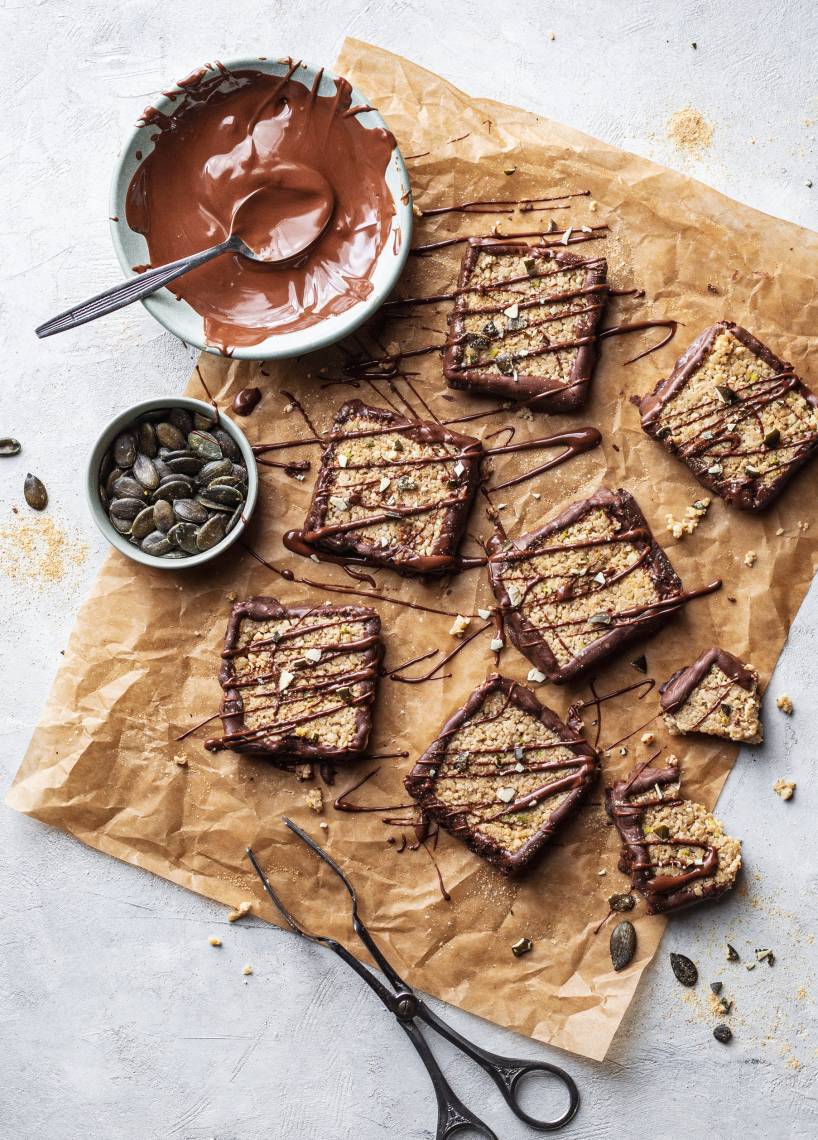 Zitronige No-bake Florentiner