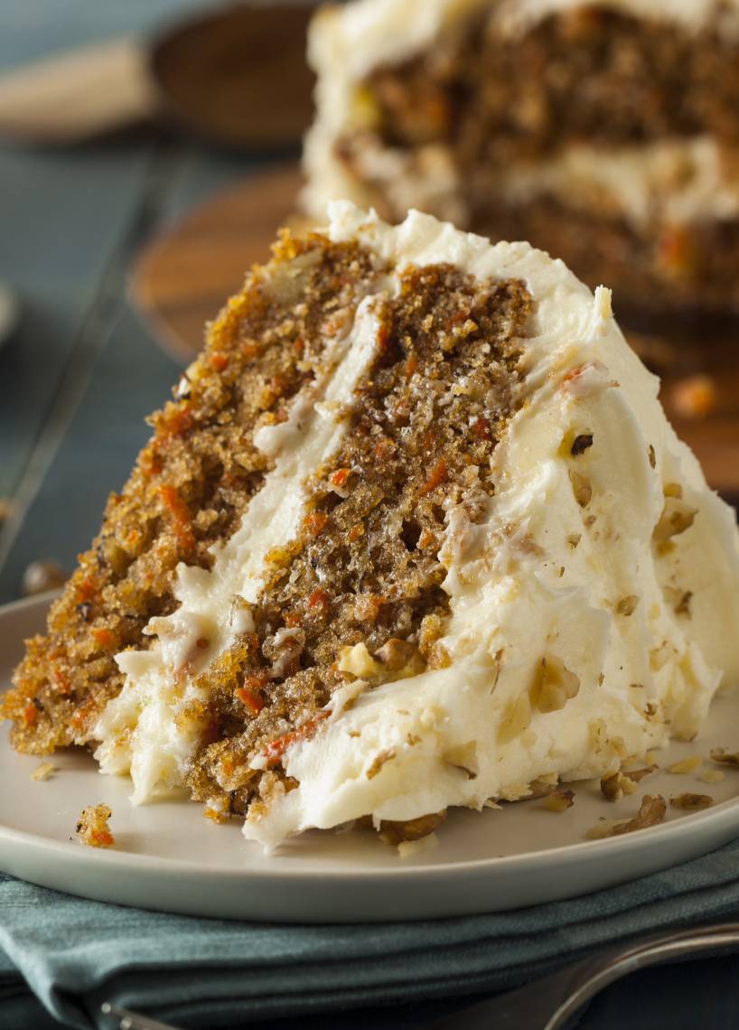 Carrot Cake mit Cream Cheese Frosting mit dem Monsieur Cuisine