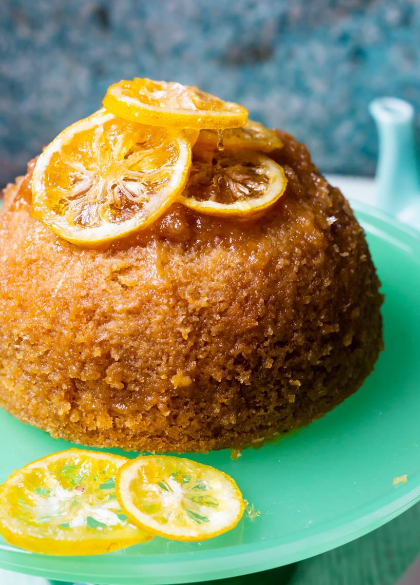 Gedämpfter Zitronen-Ingwer-Kuchen