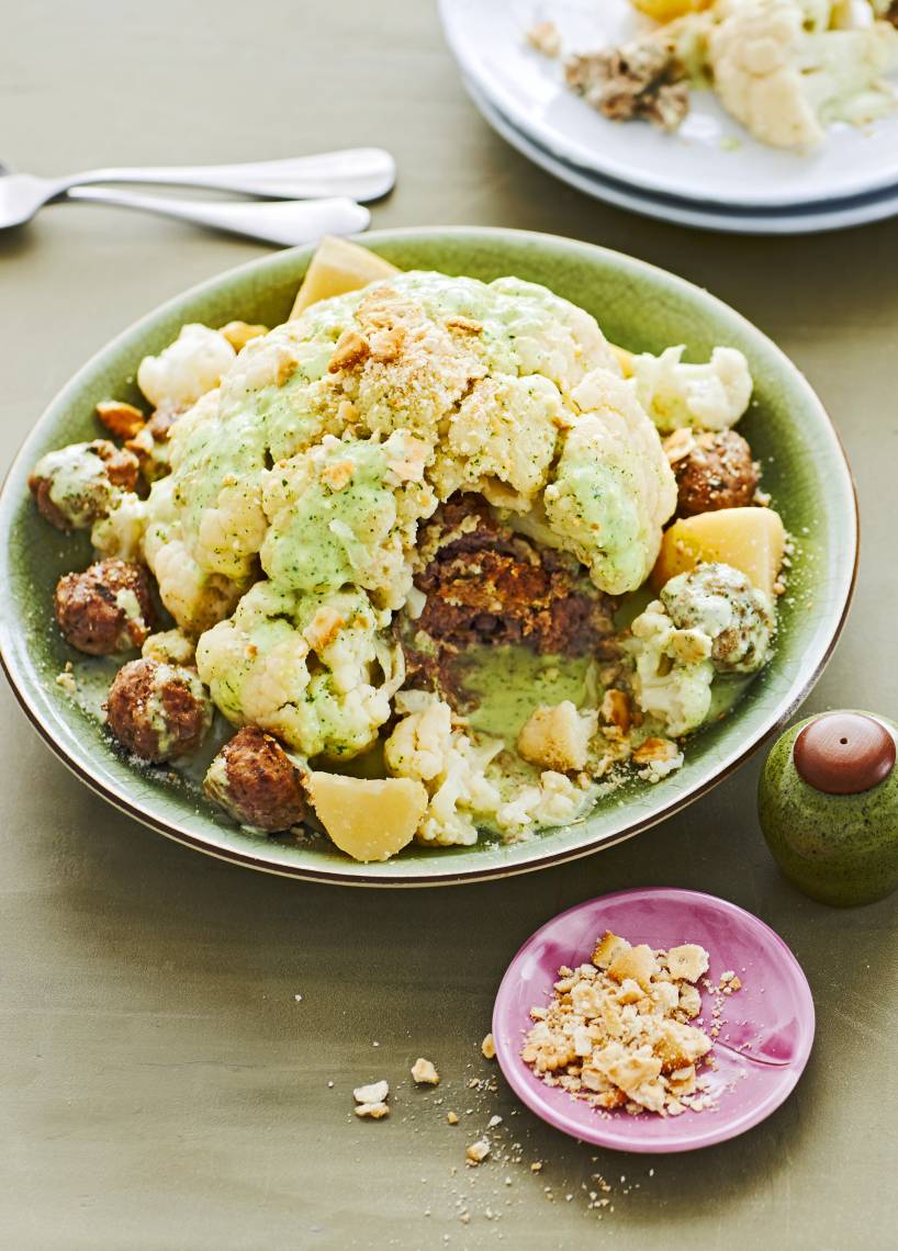 Gefüllter Blumenkohl aus dem Monsieur Cuisine | ZauberMix