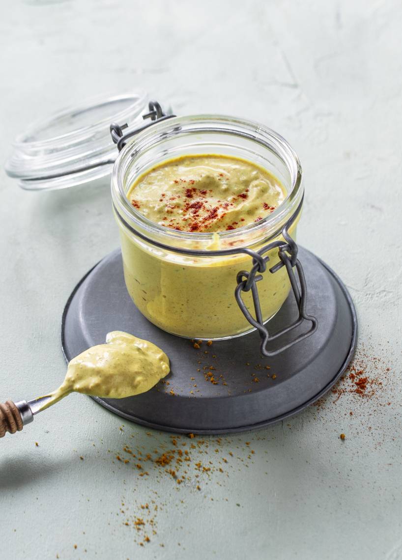 Joghurt-Curry-Marinade im Monsieur Cuisine | ZauberMix Joghurt-Curry-Marinade im Monsieur Cuisine | ZauberMix