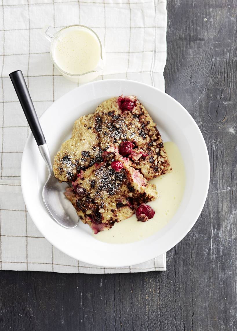 Kirschenmichel mit Vanillesauce