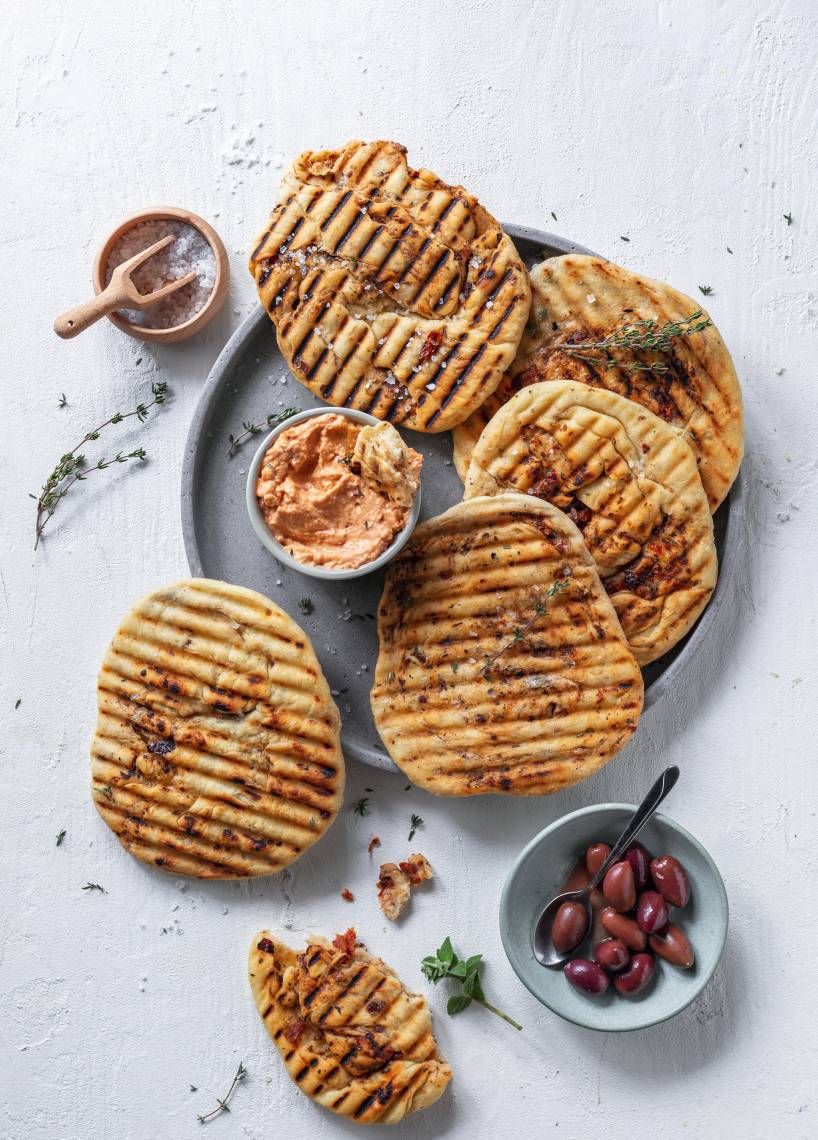 Mediterranes Grillbrot mit dem Monsieur Cuisine | ZauberMix Mediterranes Grillbrot mit dem Monsieur Cuisine | ZauberMix