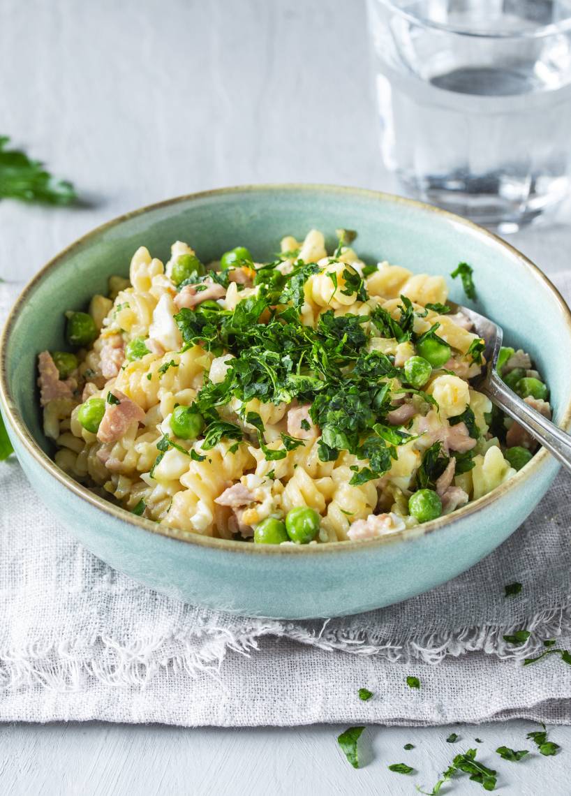 Nudelsalat mit Mayonnaise aus dem Monsieur Cuisine | ZauberMix Nudelsalat mit Mayonnaise aus dem Monsieur Cuisine | ZauberMix