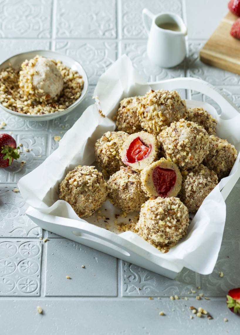 Quarkknödel mit Erdbeeren im Monsieur Cuisine | ZauberMix