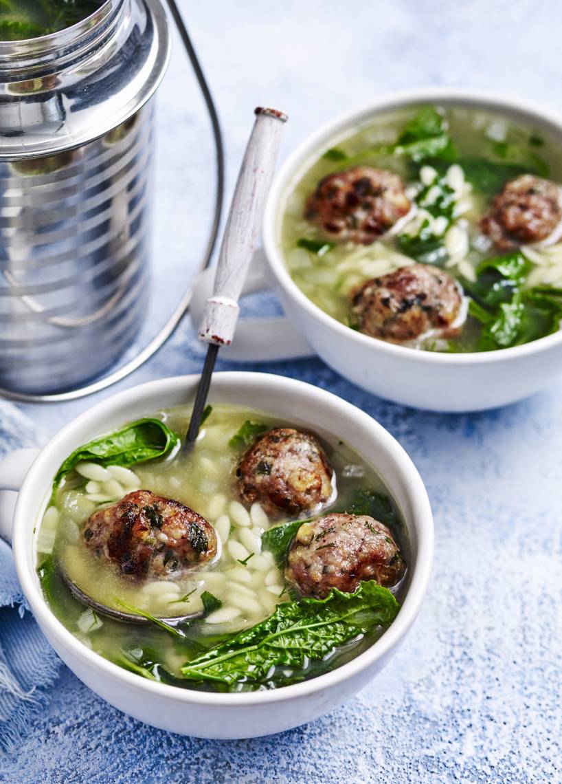 Risoni-Suppe mit Fleisch aus dem Monsieur Cuisine | ZauberMix