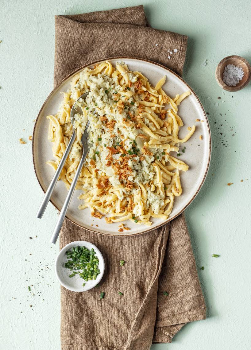 Spitzkohl-Spätzle