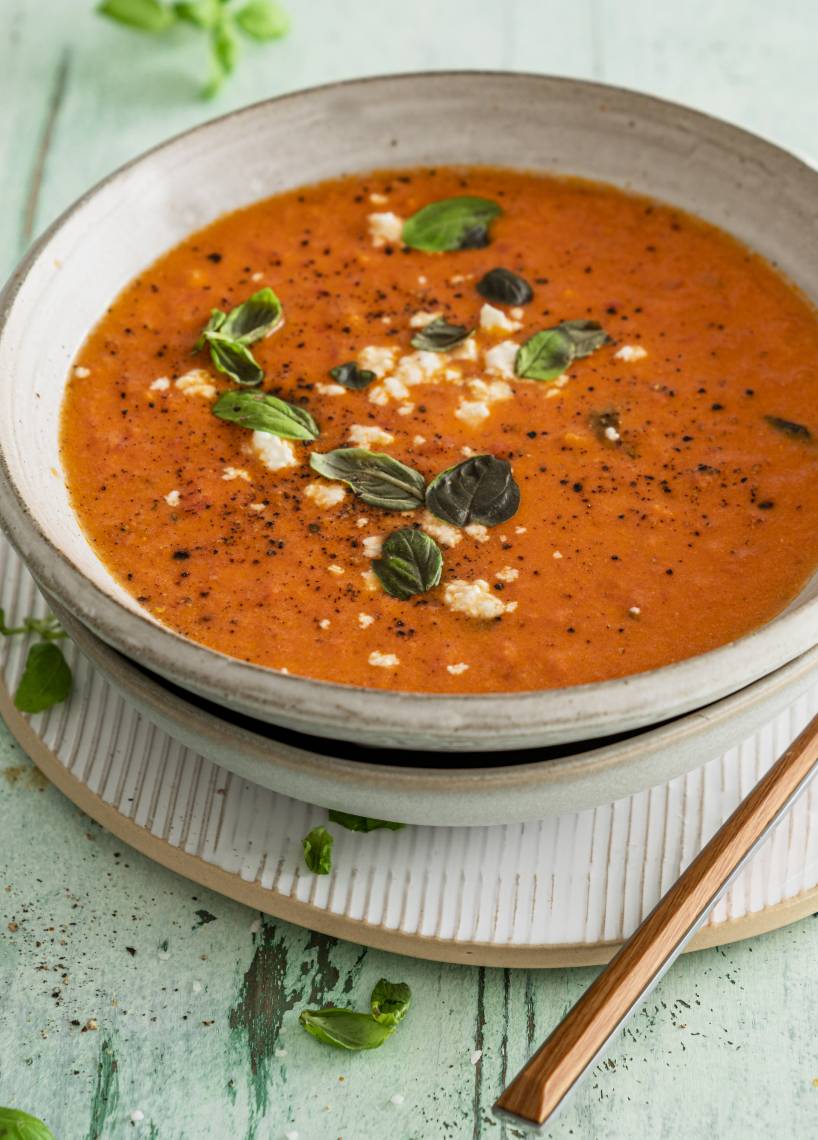 Tomatensuppe mit Feta aus dem Monsieur Cuisine | ZauberMix Tomatensuppe mit Feta aus dem Monsieur Cuisine | ZauberMix