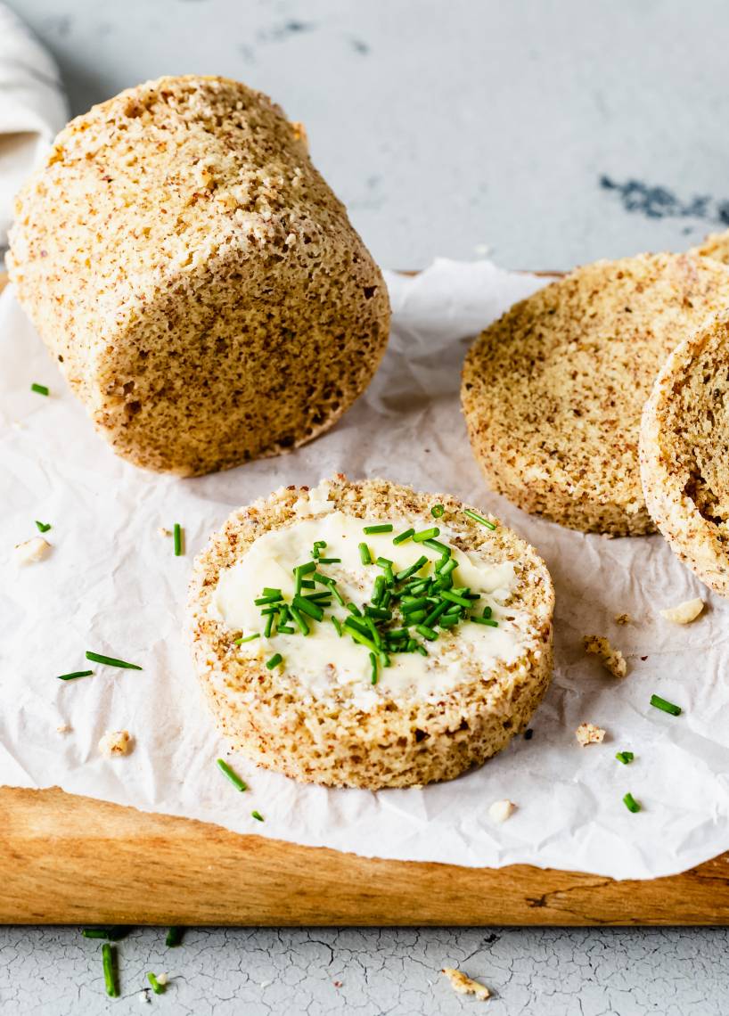 5-Minuten-Low-Carb-Brot aus der Mikrowelle