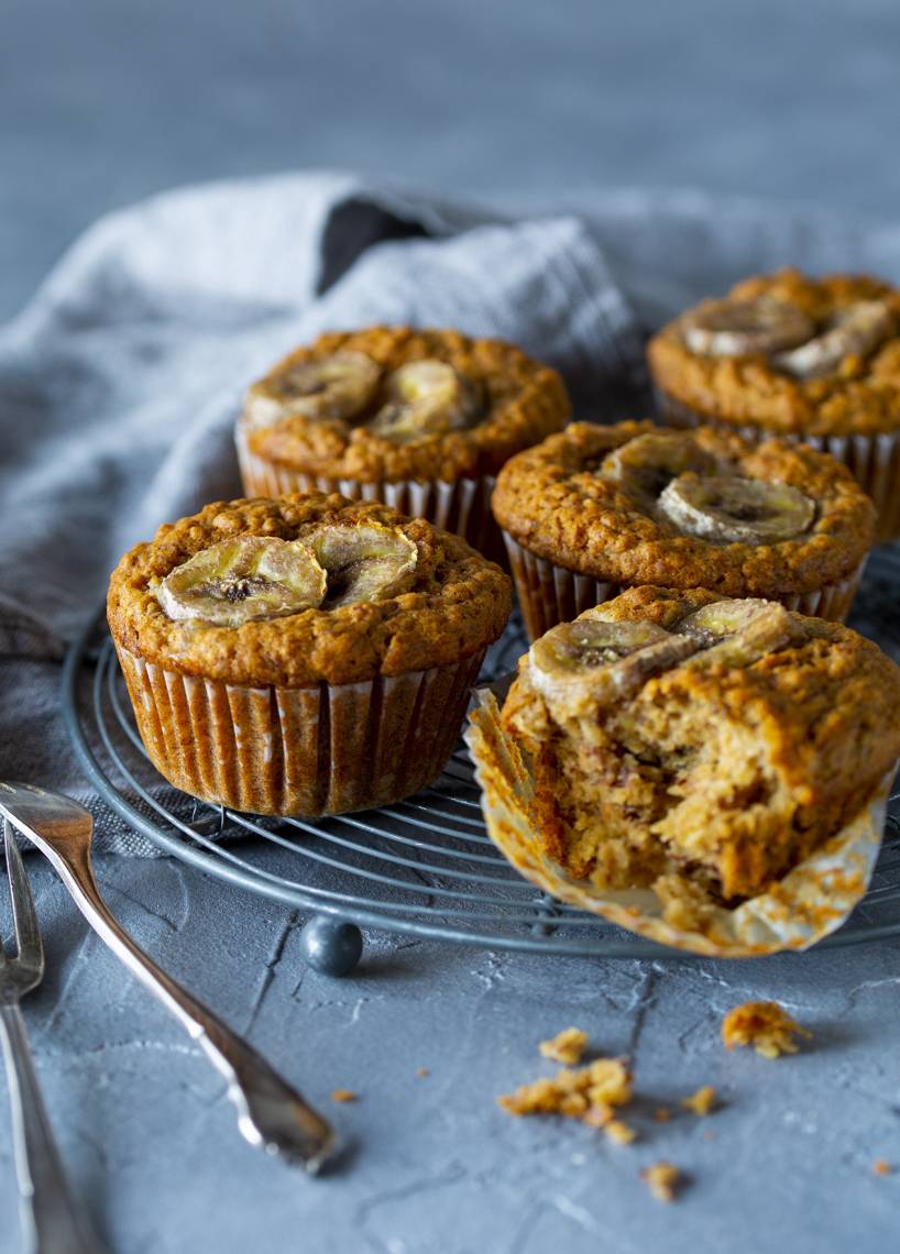 Bananenmuffins ohne Zucker
