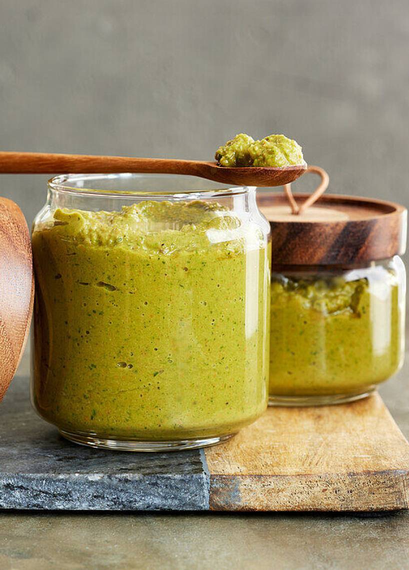 Grüne Gemüse-Gewürzpaste im Monsieur Cuisine | ZauberMix Grüne Gemüse-Gewürzpaste im Monsieur Cuisine | ZauberMix