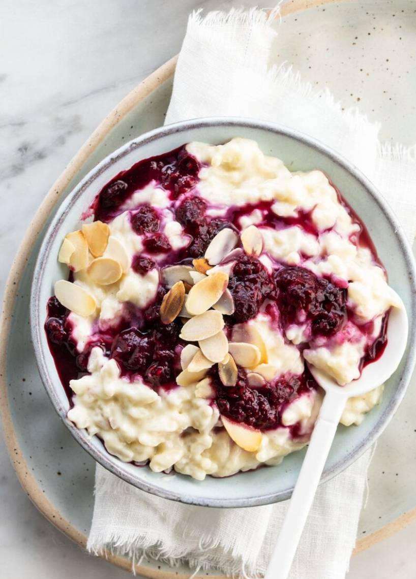Mandelmilchreis mit Beeren aus dem Monsieur Cuisine | ZauberMix Club