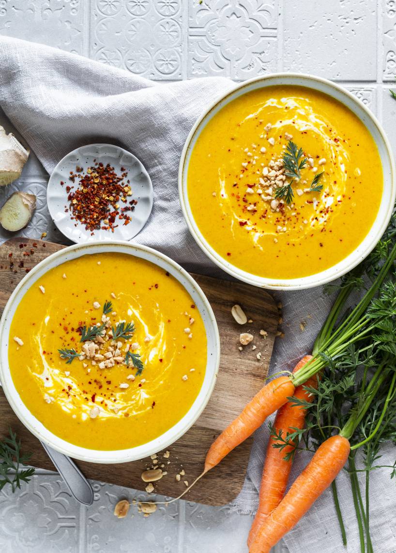 Möhren-Ingwer-Suppe