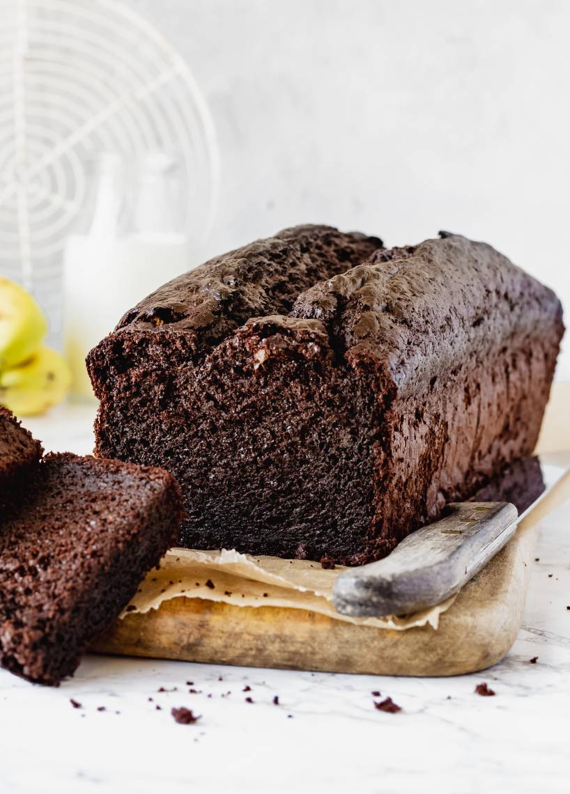 Schoko-Bananen-Kuchen ohne Zucker