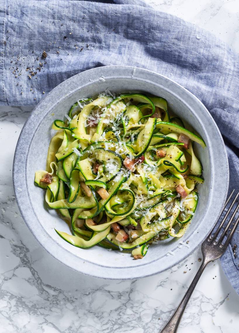 Zoodles mit Carbonara
