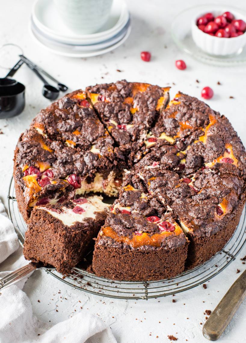 Zupfkuchen mit Kirschen