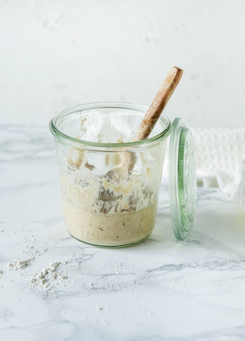 Klassischer Sauerteigansatz