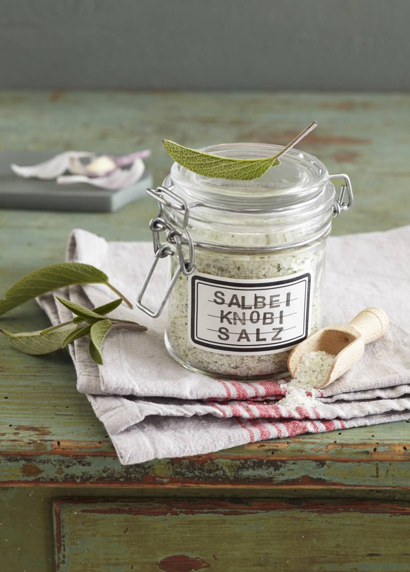 Salbei-Knoblauch-Salz