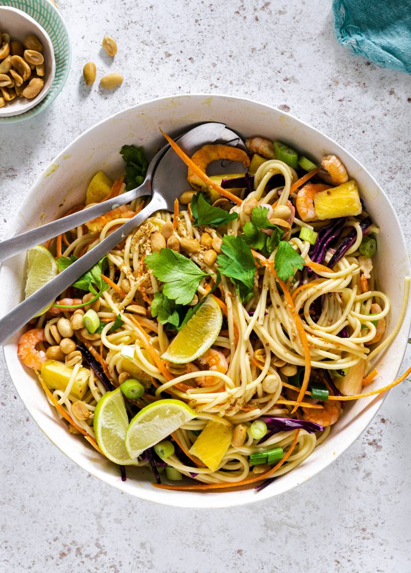 Spaghettisalat tropicana