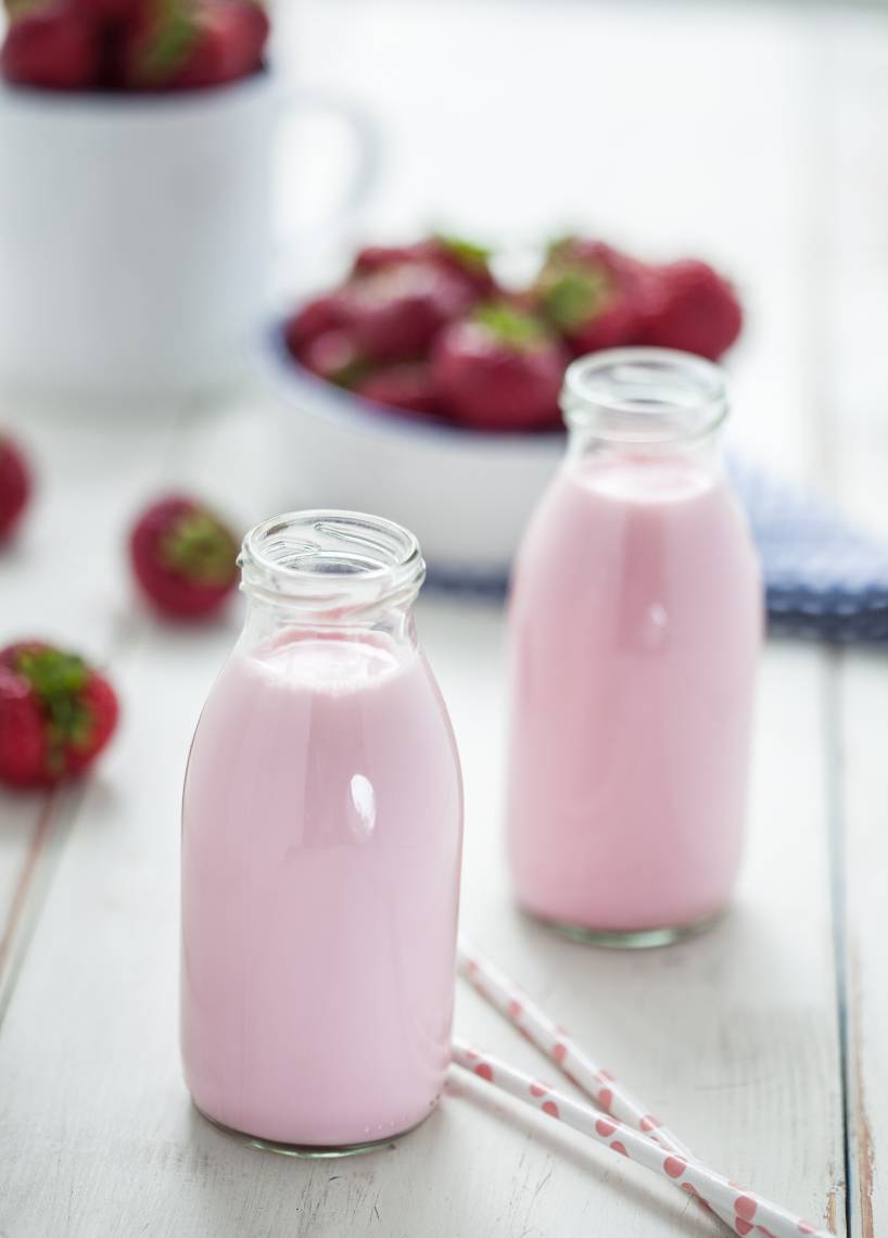 Erdbeer-Himbeer-Trinkjoghurt mit dem Monsieur Cuisine | ZauberMix Erdbeer-Himbeer-Trinkjoghurt mit dem Monsieur Cuisine | ZauberMix