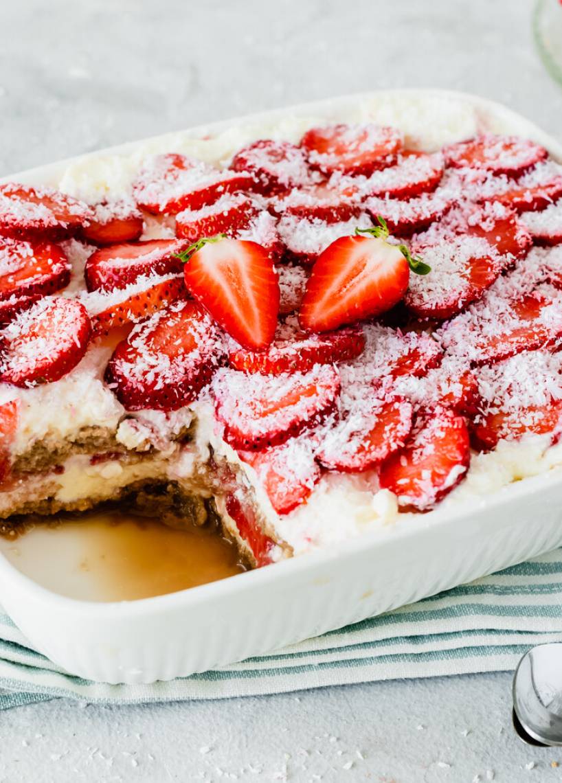 Erdbeer-Kokos-Tiramisu