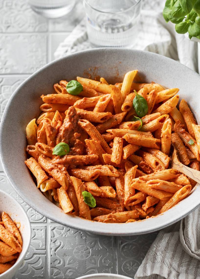 Nudeln in cremiger Tomatensoße | ZauberMix Nudeln in cremiger Tomatensoße | ZauberMix