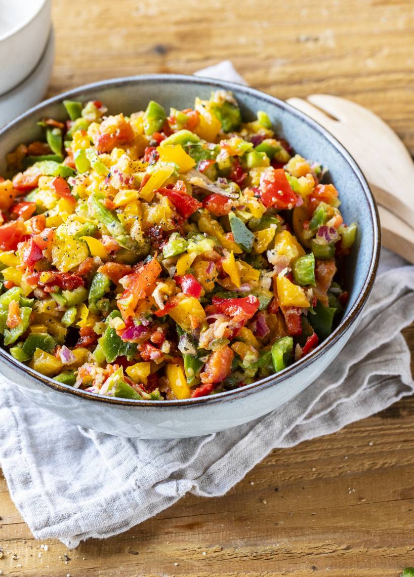 Paprikasalat „Tricolore“