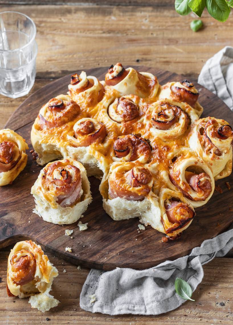 Schinken-Käse-Schnecken mit dem Monsieur Cuisine | ZauberMix Schinken-Käse-Schnecken mit dem Monsieur Cuisine | ZauberMix