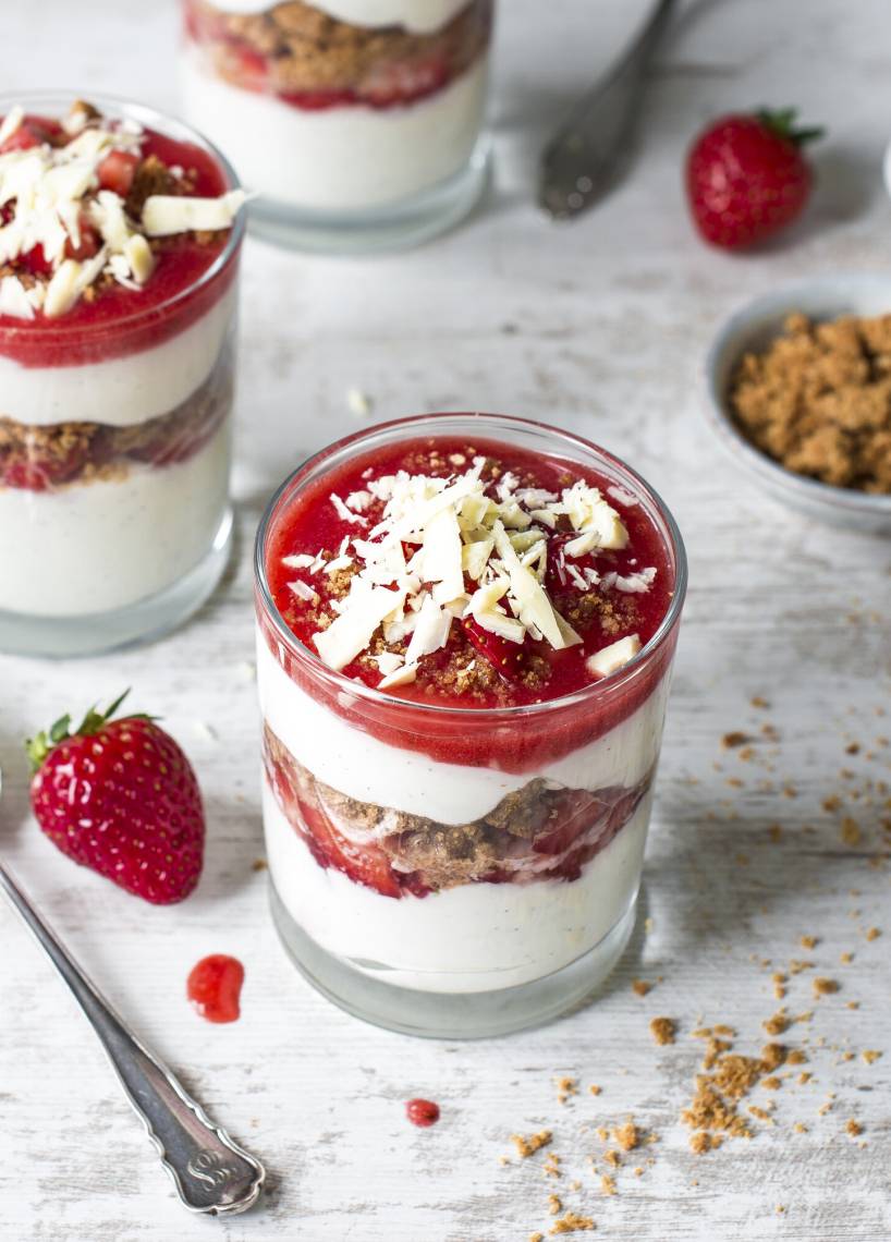 Erdbeer-Quark-Schichtspeise | ZauberMix Erdbeer-Quark-Schichtspeise | ZauberMix