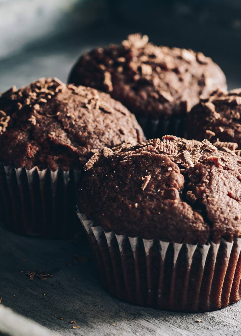 Saftige Schokoladenmuffins