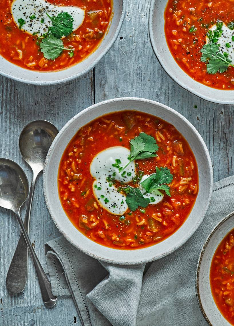 Tomatensuppe mit Reis | ZauberMix Tomatensuppe mit Reis | ZauberMix