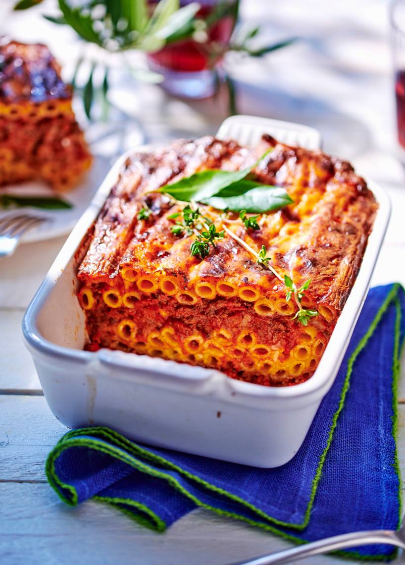 Hackfleisch-Makkaroni-Auflauf