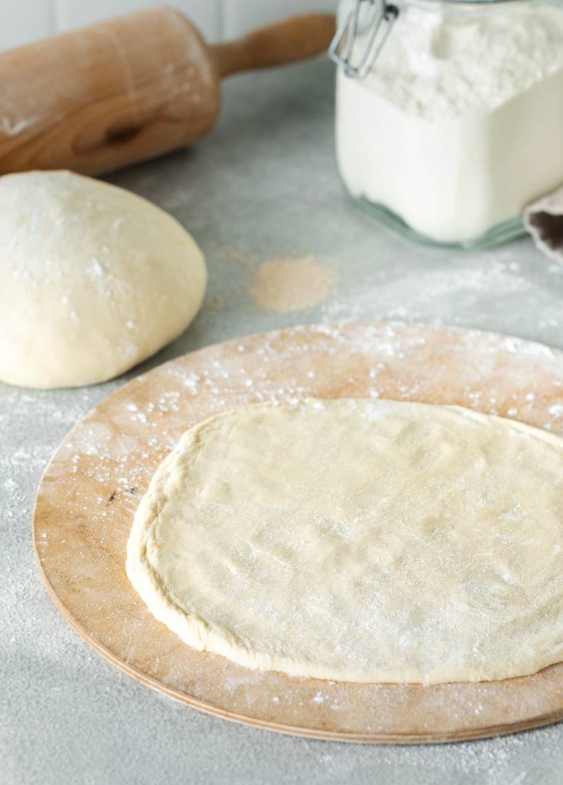 Pizzateig mit Trockenhefe