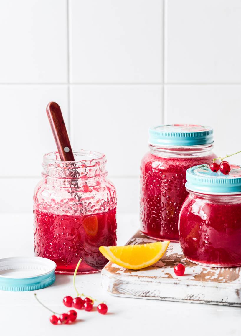 Johannisbeerkonfitüre ohne Gelierzucker mit Monsieur Cuisine | ZauberMix Johannisbeerkonfitüre ohne Gelierzucker mit Monsieur Cuisine | ZauberMix