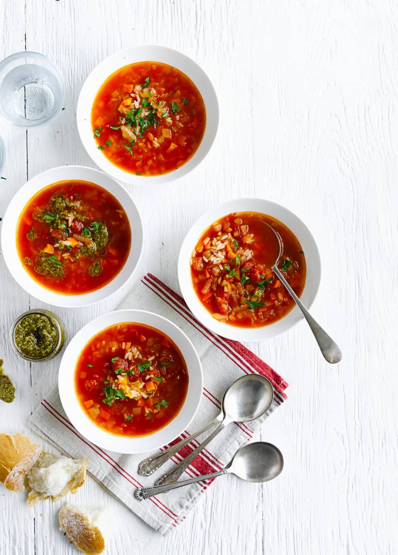 Schnelle Tomaten-Reis-Suppe aus dem Monsieur Cuisine | ZauberMix