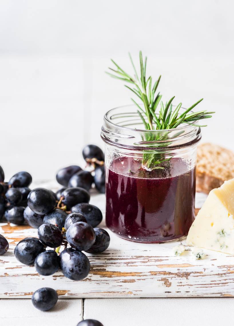 Traubensaftgelee aus dem Dampfgarer