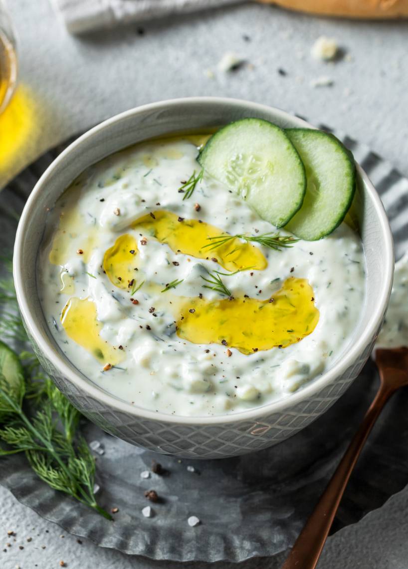 Veganer Zaziki mit dem Monsieur Cuisine | ZauberMix Veganer Zaziki mit dem Monsieur Cuisine | ZauberMix