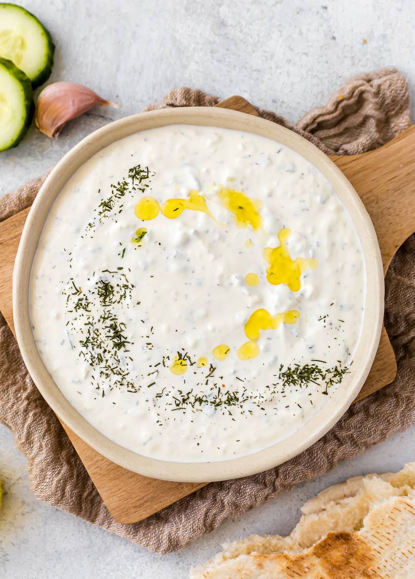 Zaziki mit Schmand für den Monsieur Cuisine | ZauberMix Zaziki mit Schmand für den Monsieur Cuisine | ZauberMix