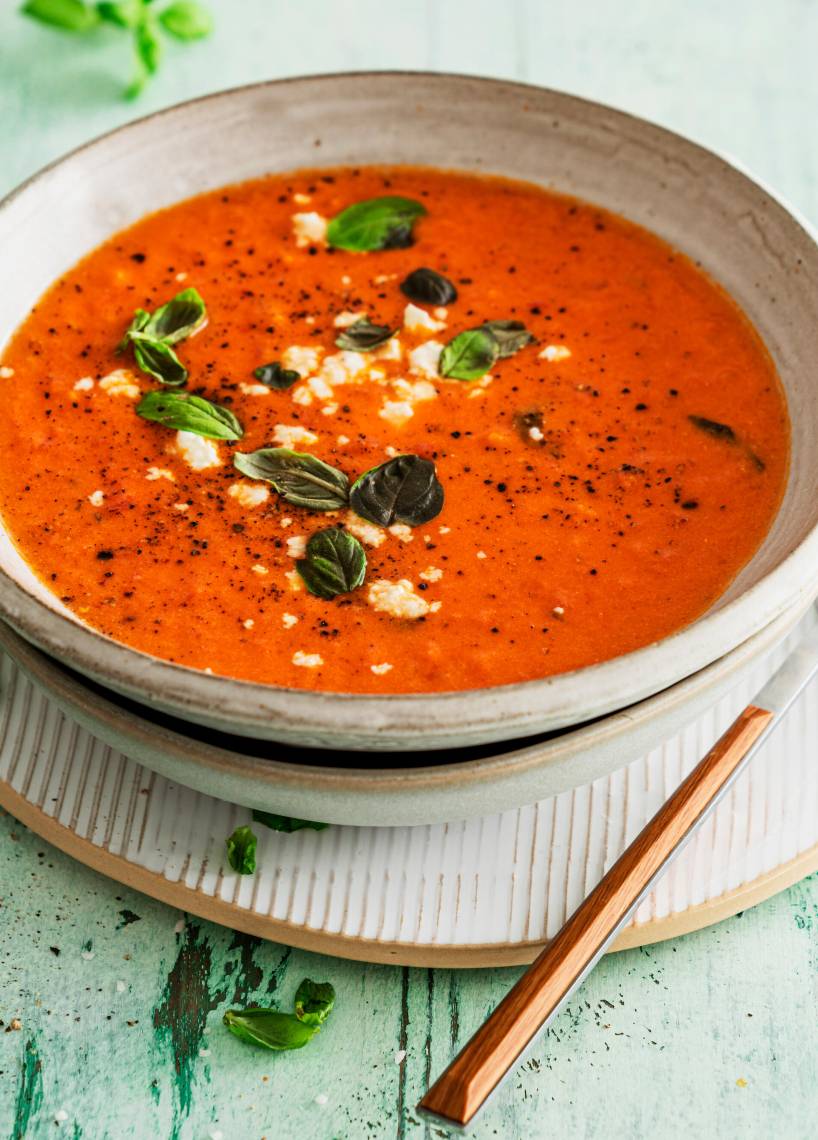 Tomatensuppe mit Feta aus dem Monsieur Cuisine | ZauberMix Tomatensuppe mit Feta aus dem Monsieur Cuisine | ZauberMix