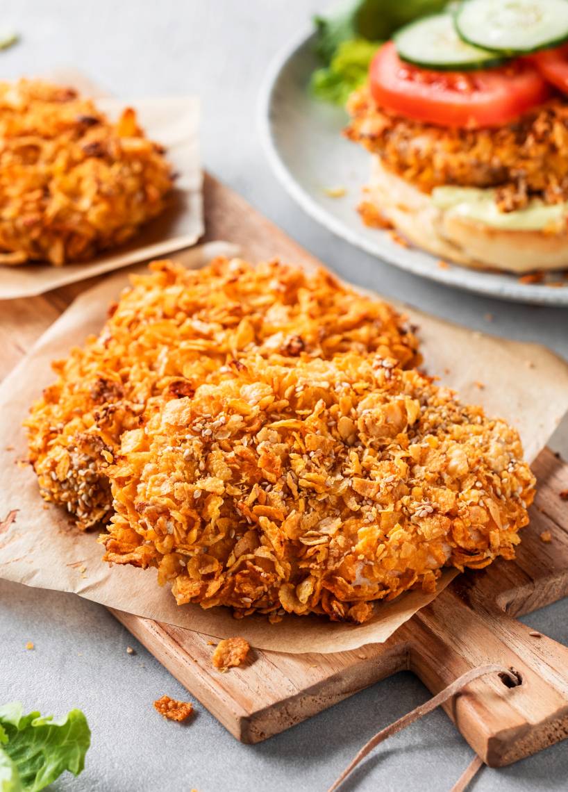 Crunchy Chicken Burger Pattys