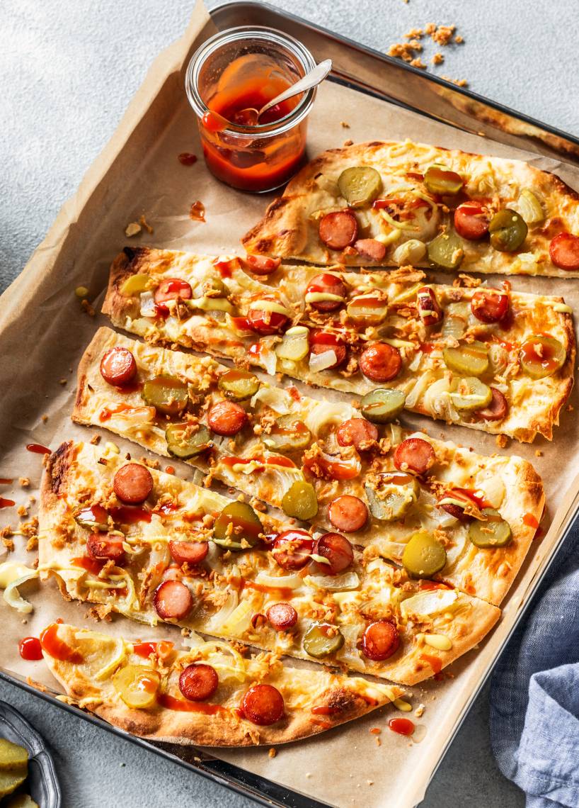 Flammkuchen amerikanisch