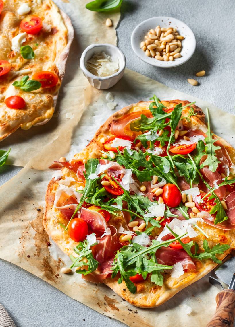 Flammkuchen italienisch