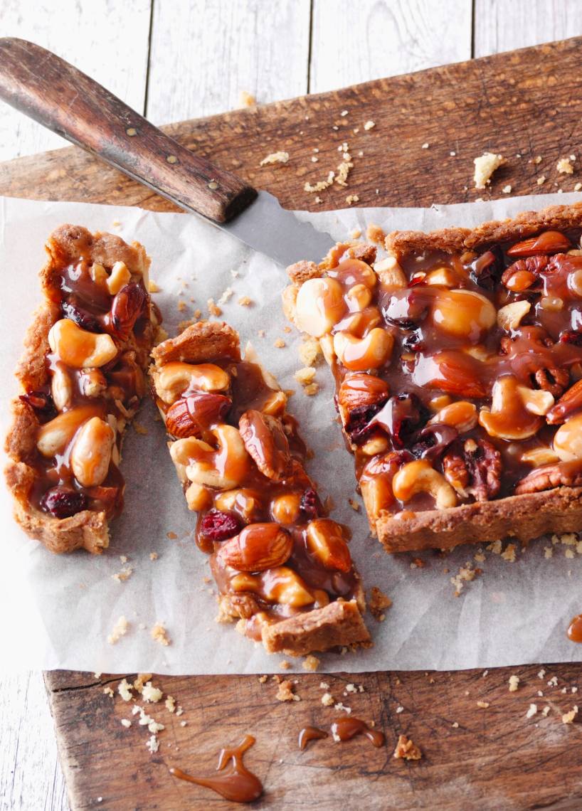 Nuss-Karamell-Tarte mit dem Monsieur Cuisine | ZauberMix